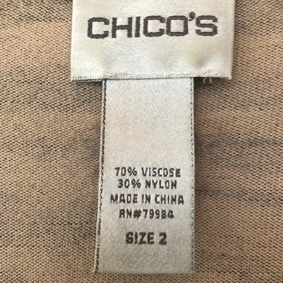 Animal print sweater in black, brown, & tan adorned with beads & rhinest… - Picture 10 of 12